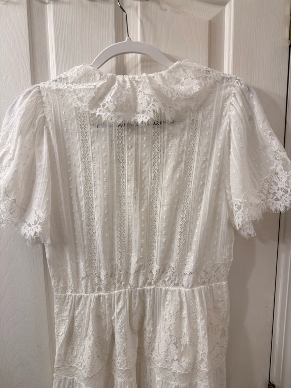 Dôen Gabriella Lace Cotton Midi-Dress - Picture 6 of 11